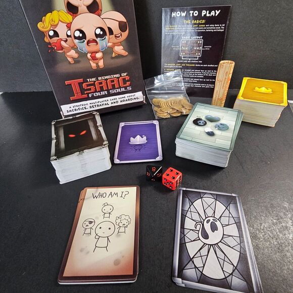 The Binding of Isaac Four Souls Board Game 3 Exclusive Cards Complete - Picture 3 of 9